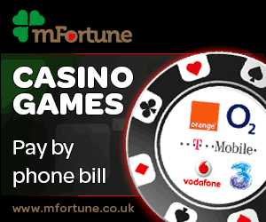 mobile casino pay by phone bill sms