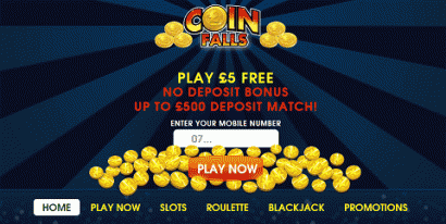 Coinfalls UK Slots Site