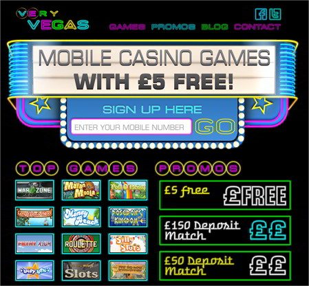 Very Vegas Mobile Casino Brings You the Best in Mobile Casino Games