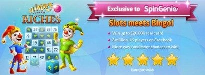 Slingo Riches Spin Genie Free Spins No Depsit-compressed