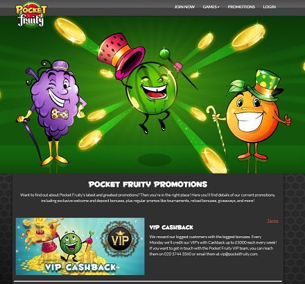 Pocket Fruity Games