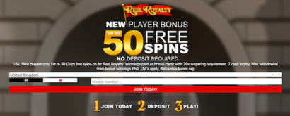 free spins signup bonus casino