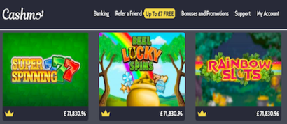 bonus slot UK casino
