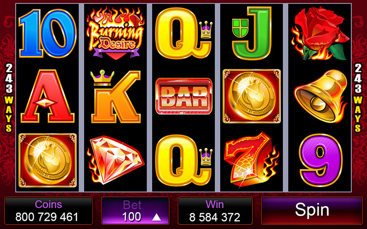 Burning Desire Slot Free Play